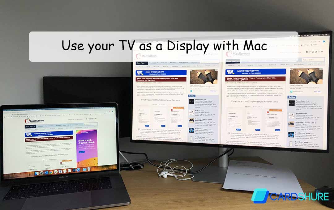 Use your TV as a Display with Mac