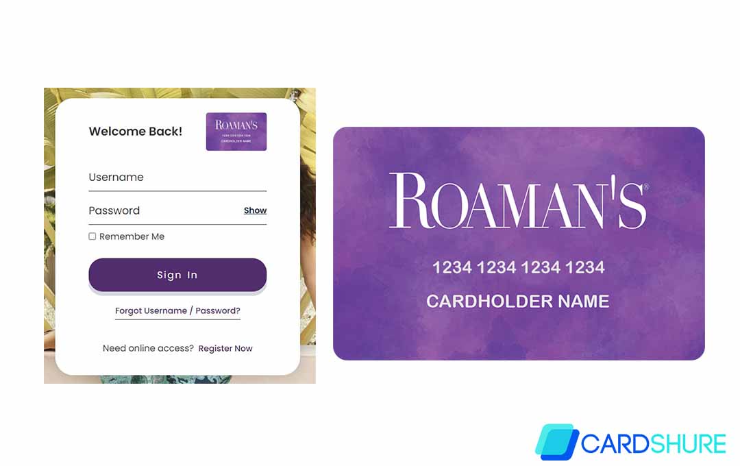 Roaman's credit card login