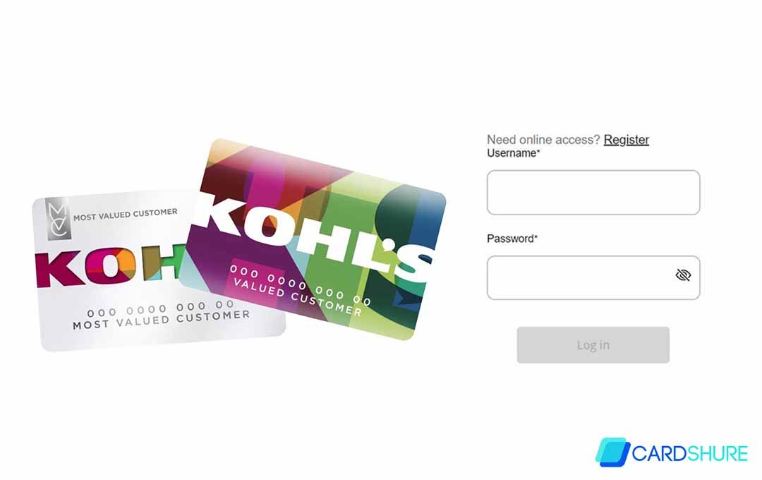 Kohls Credit Card Login